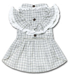 Touchdog 'I love Poochi' Classical Fashion Plaid Dog Dress