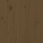 Dog Bed Honey Brown 20.3"x17.3"x3.5" Solid Wood Pine