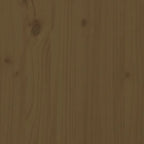 Dog Bed Honey Brown 21.9"x17.9"x11" Solid Wood Pine