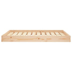 Dog Bed 40"x29.1"x3.5" Solid Wood Pine
