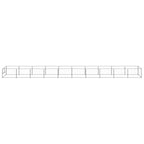 Dog Kennel Silver 107.6 ft² Steel