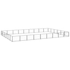 Dog Kennel Black 581.3 ft² Steel